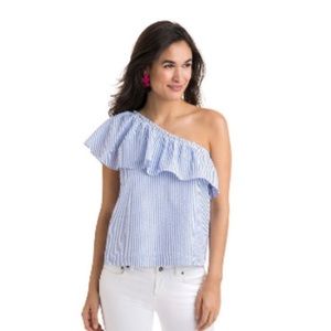 Vineyard Vines asymmetrical blouse